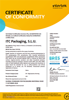 Certificado BRC<br>Ibi